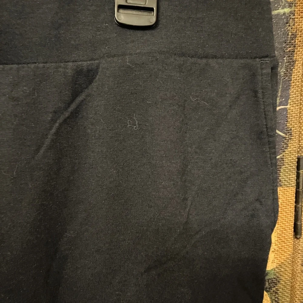 J Jill Stretch Pants leisure athletic travel comfy black Sz L